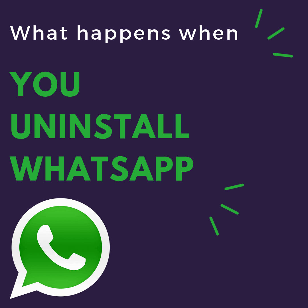 how to uninstall whatsapp