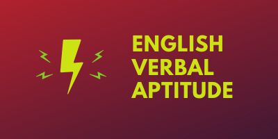 Verbal Aptitude