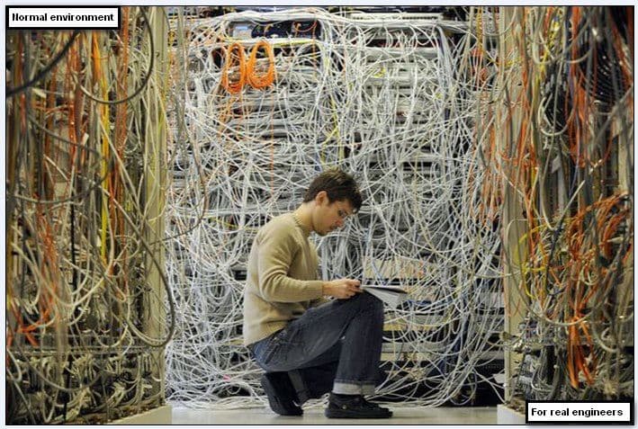 engineer at work