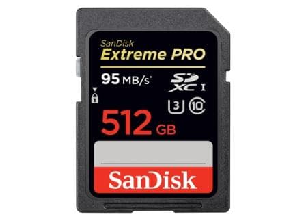SanDisk 512GB SDcard
