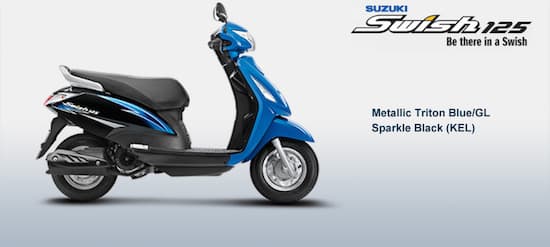 Suzuki-Swish-125-Launched-In-India-Available-Colors-Metallic-Triton-Blue-Sparkle-Black