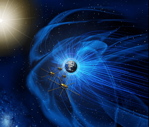 NASA_Four_MMS_Spacecraft_Study_ Magnetic_Reconnection