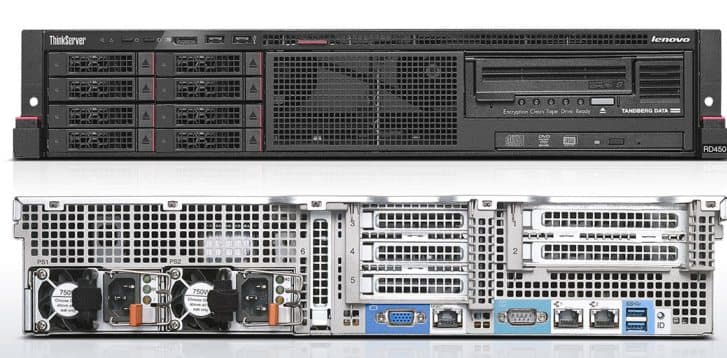 lenovo-rack-server-thinkserver-rd450-front-back