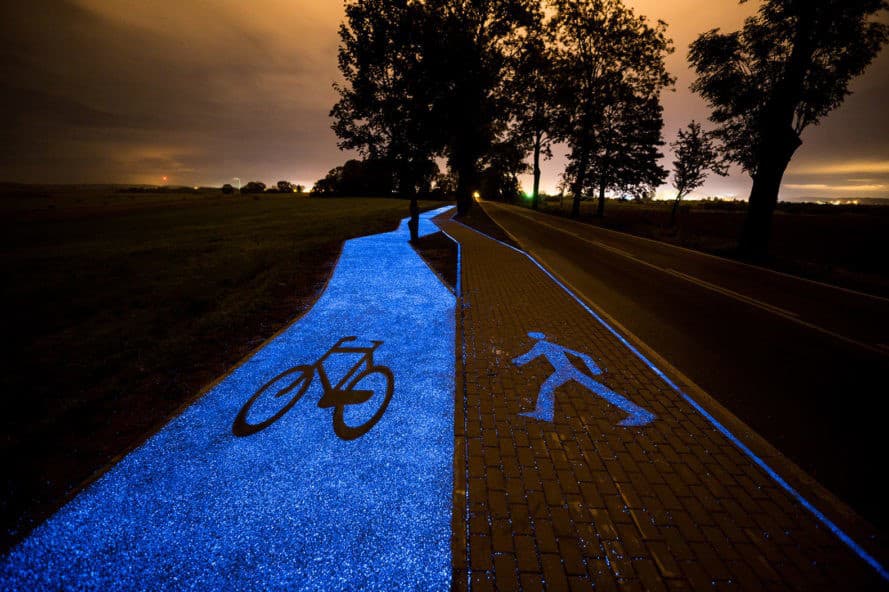 glowing-bikelane-poland