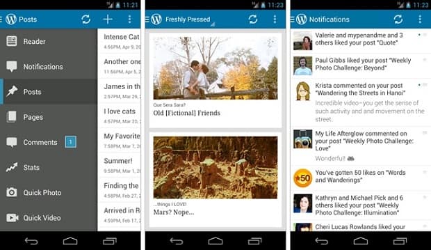 WordPress App for Android