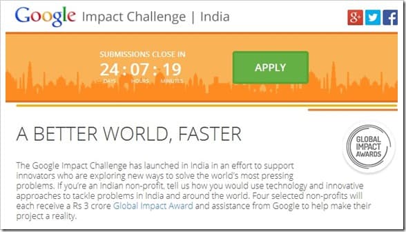 google-impact-challenge