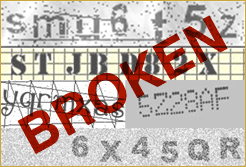 reCAPTCHA-Broken